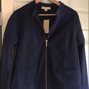 Michael Kors NWT  Large Prussian blue blazer
